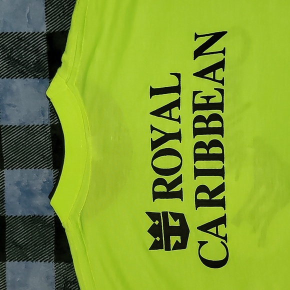 Vintage. Sea Trek. Double collar and sleeves. Royal Caribbean. Single Stitch - Picture 4 of 15